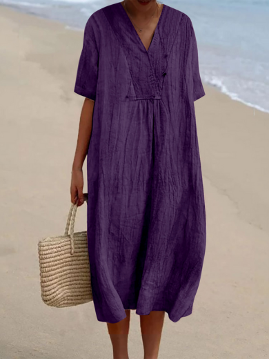 Michelle | Short Sleeve Midi Dress