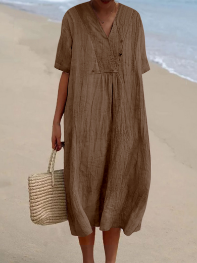 Ilsa | Short Sleeve Midi Dress