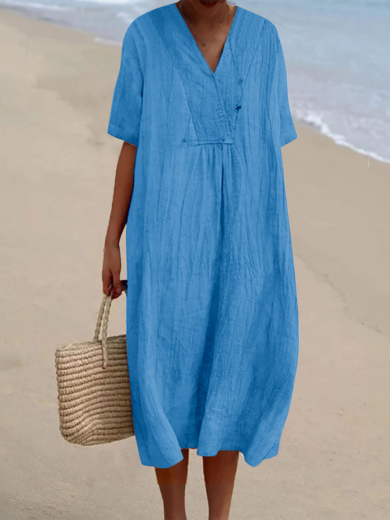Ana | Short Sleeve Midi Dress