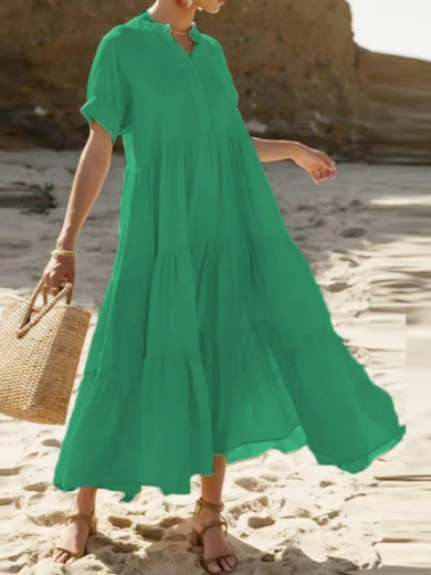 Savina | Lightweight Tiered Comfort Dress