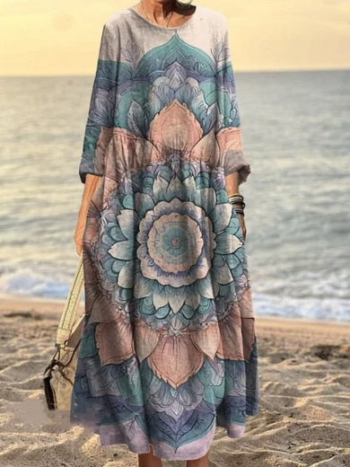 Lisa | Vintage-Inspired Cotton-Linen Dress