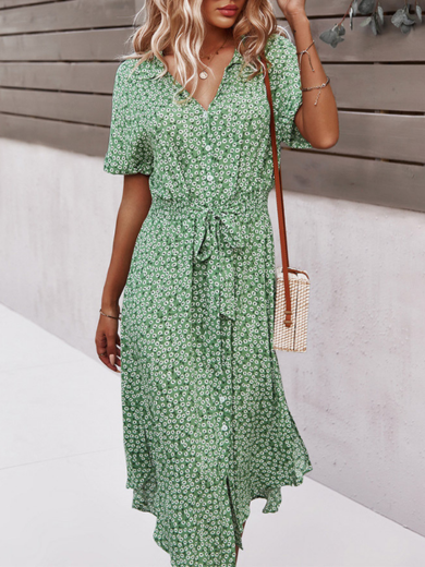Claire | Breezy Button-Front Summer Dress