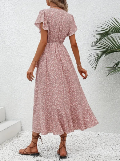 Sophie | Easy-Wrap Floral Elegance Dress