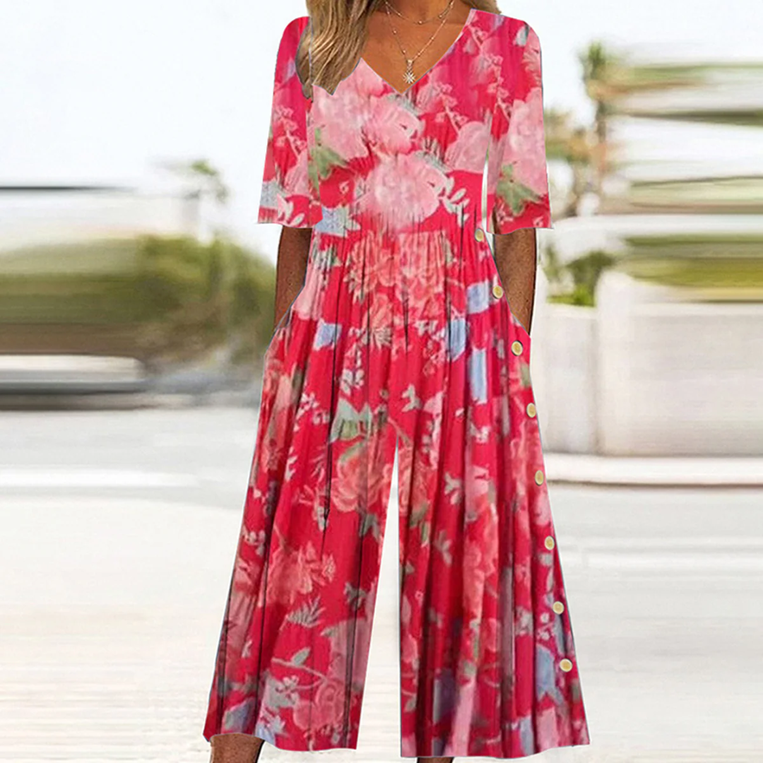 Aria | Chic Scoop Neck Jumpsuit