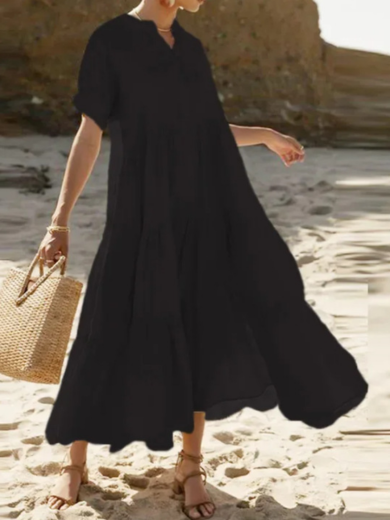 Savina | Lightweight Tiered Comfort Dress