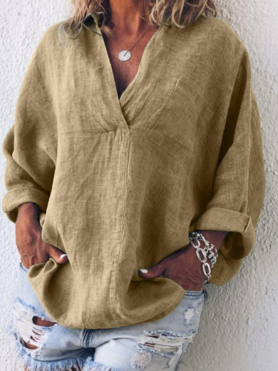 Harper | Relaxed Everyday V-Neck Blouse