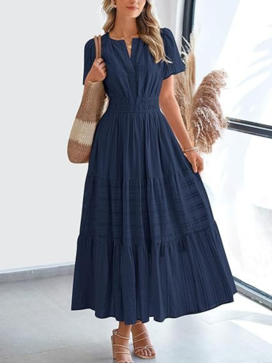 Sophie | Easy-Comfort Cotton Midi Dress