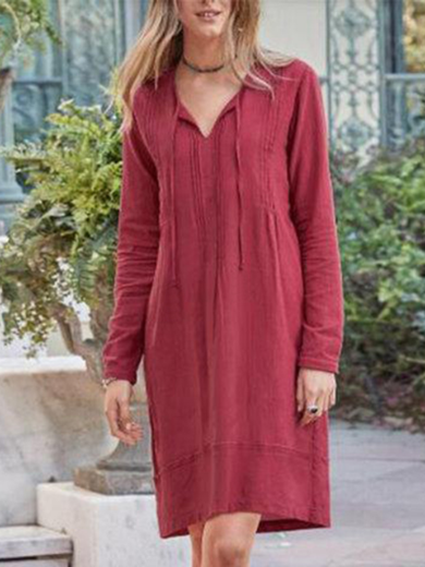 Marina | Effortless Soft-Touch Long Sleeve Dress