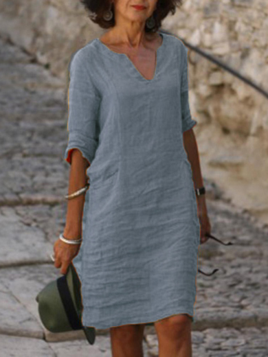 Isabelle | Easy Cotton-Linen Dress