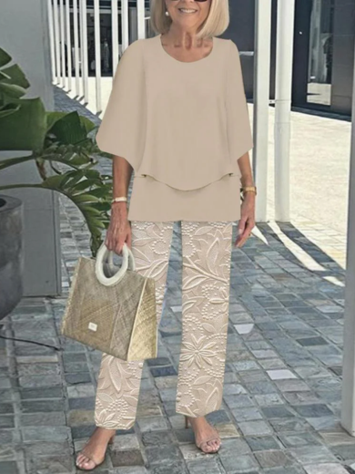 Evelyn | Two-Piece Pants & Top Set