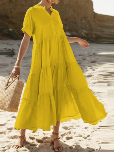 Savina | Lightweight Tiered Comfort Dress