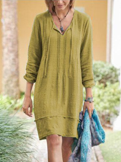 Marina | Effortless Soft-Touch Long Sleeve Dress