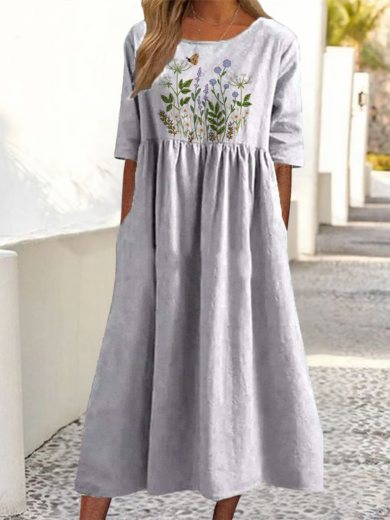 Elodie | Royal Bloom Summer Dress collection