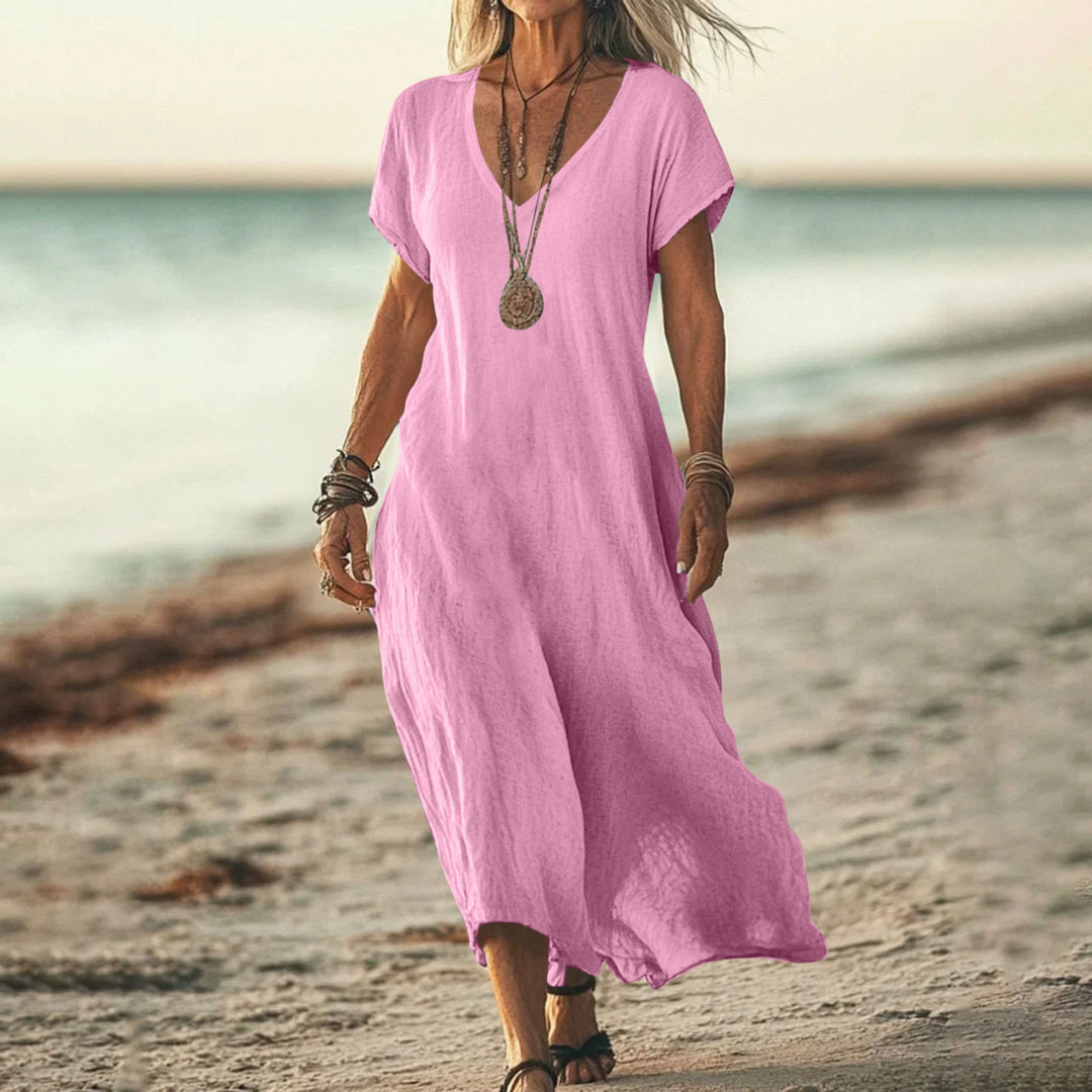 Isla Linen Breeze Dress