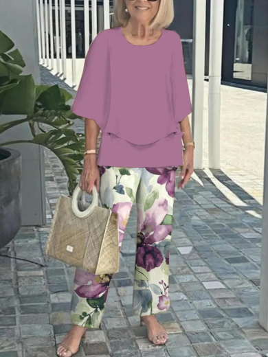 Evelyn | Two-Piece Pants & Top Set