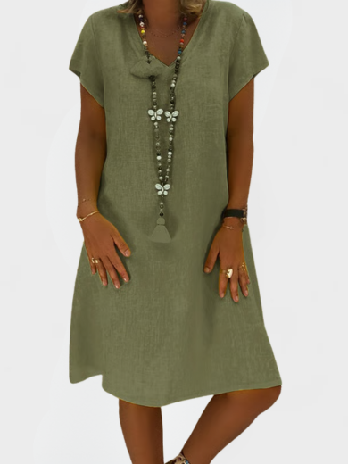 Evelyn | Casual Linen Day Dress