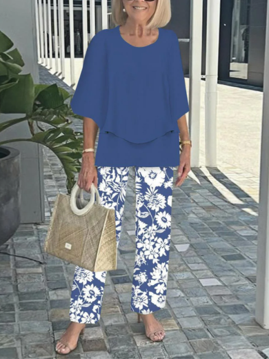 Evelyn | Two-Piece Pants & Top Set