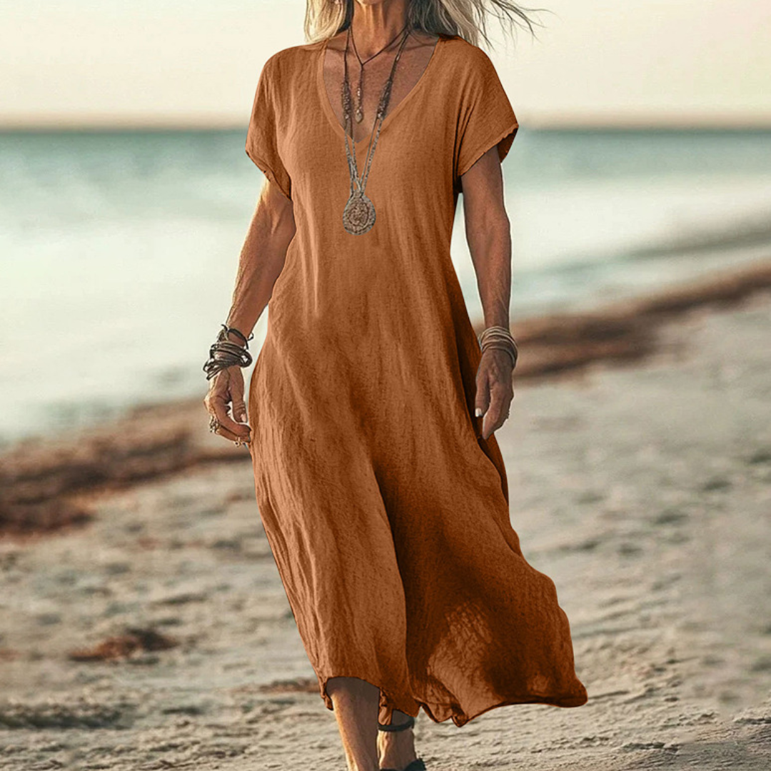 Isla Linen Breeze Dress