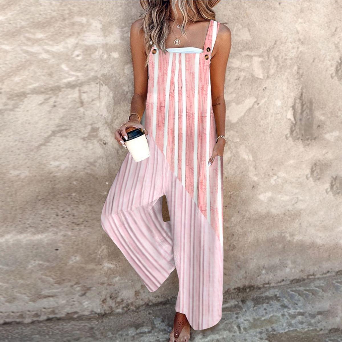 Riviera | Playful Stripe Strapless Playsuit