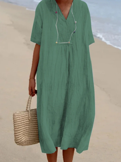 Ruth | Short Sleeve Midi Dress