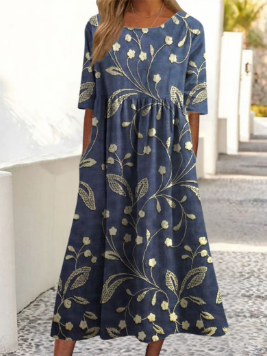 Elodie | Royal Bloom Summer Dress collection