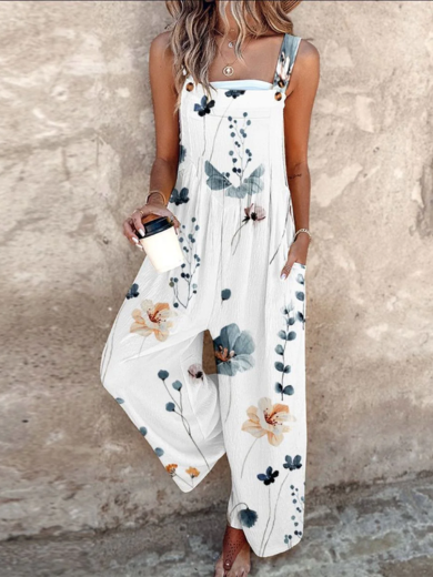 Fern | Tropical Sleeveless Playsuit