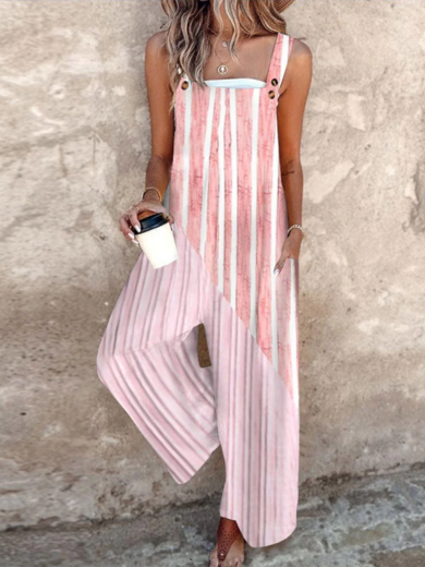 Riviera | Playful Stripe Strapless Playsuit