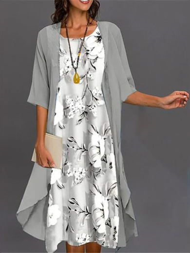 Mira | Two-Piece Grey Garden Set