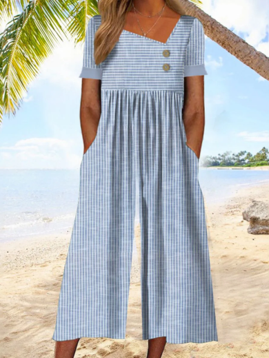 Breeze | Playful Stripe Romper