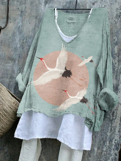 Aya | Tranquil Flight Blouse