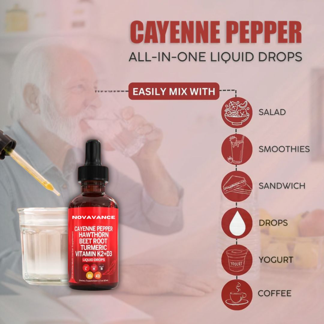 Novavance Cayenne Pepper Drops