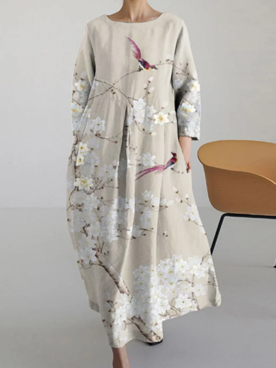 Dahlia | Elegant Floral Midi Dress