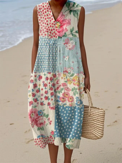 Victoria | Classic Floral Day Dress