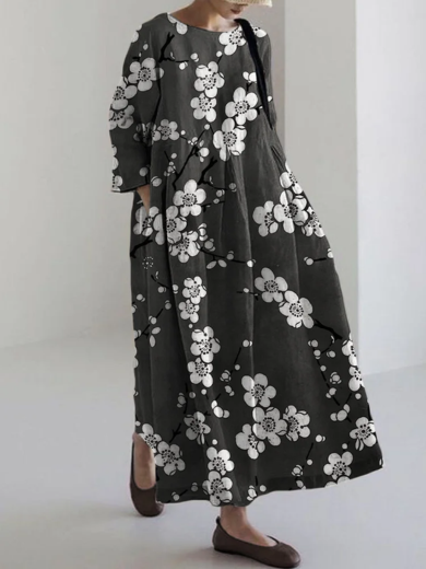 Kaori | Linen Maxi Dress