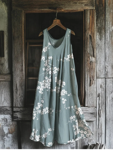Emiko | Vintage Blossom Tank Dress