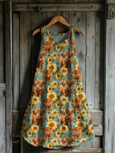 Aurora | Highland Sunflower Dress
