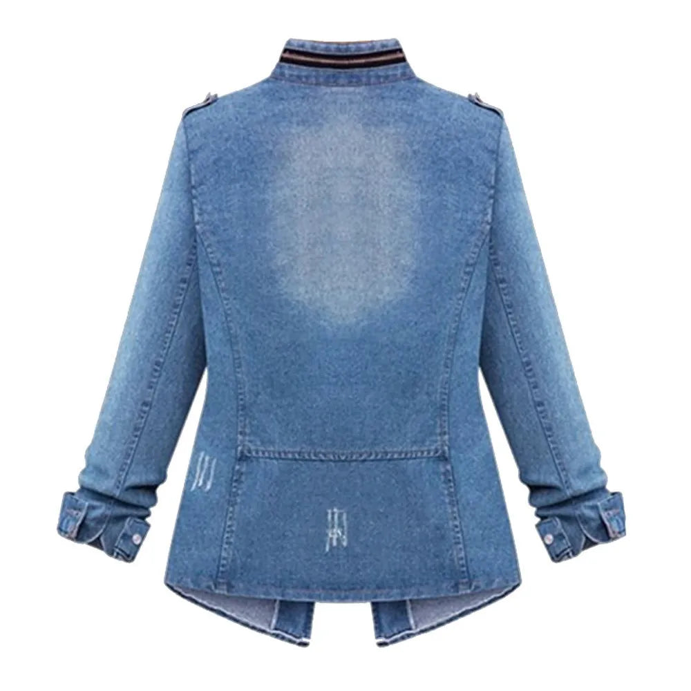 Lightweight Denim Utility Jacket