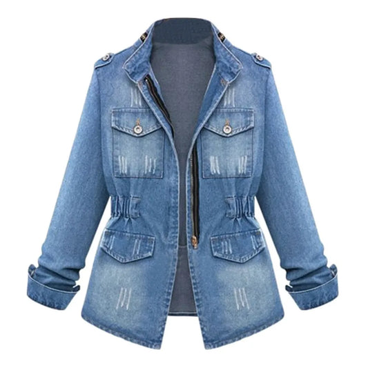 Lightweight Denim Utility Jacket