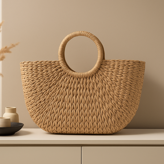The Breezy Straw Tote