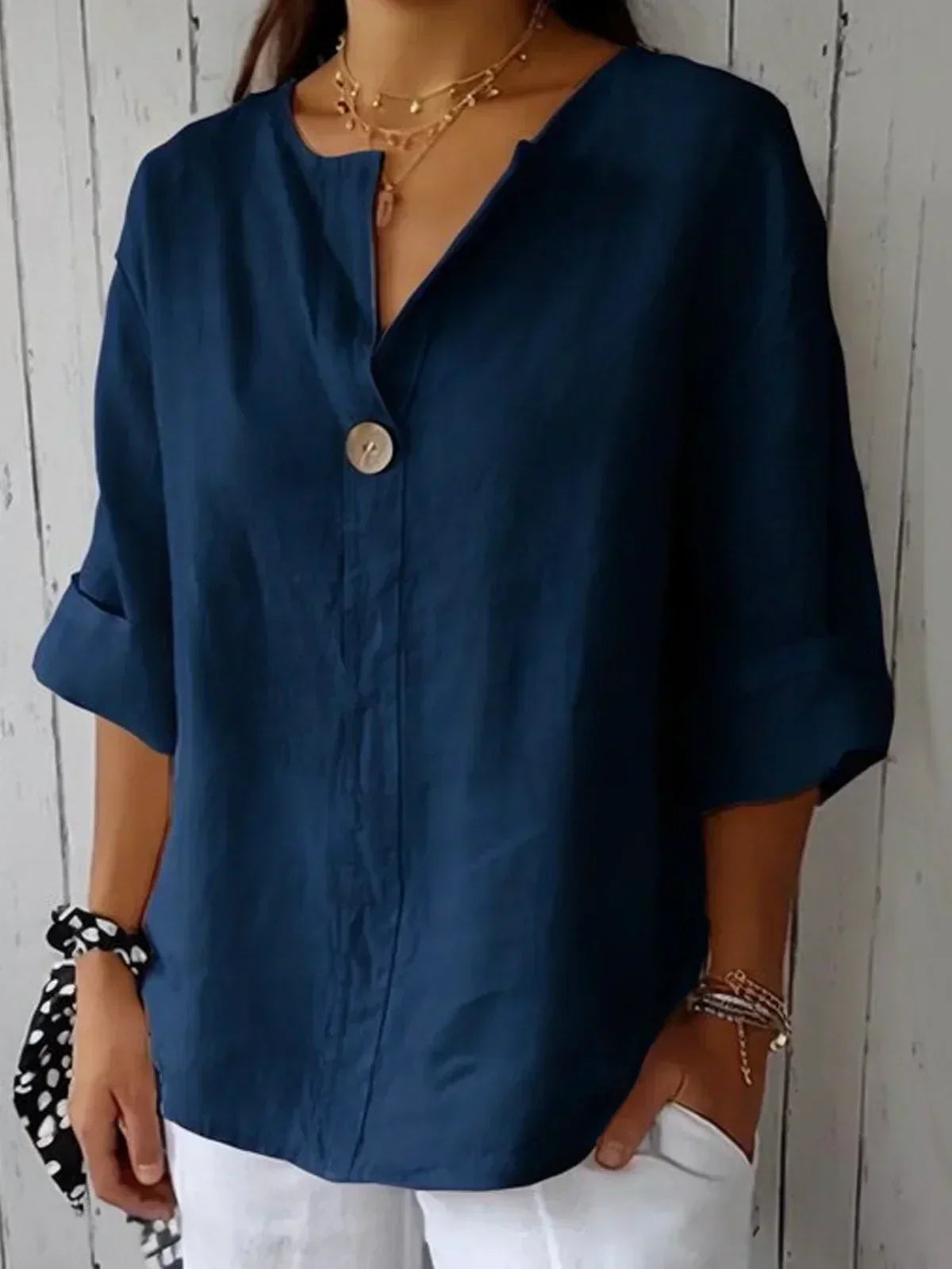 Clara | Soft Drape Everyday Blouse