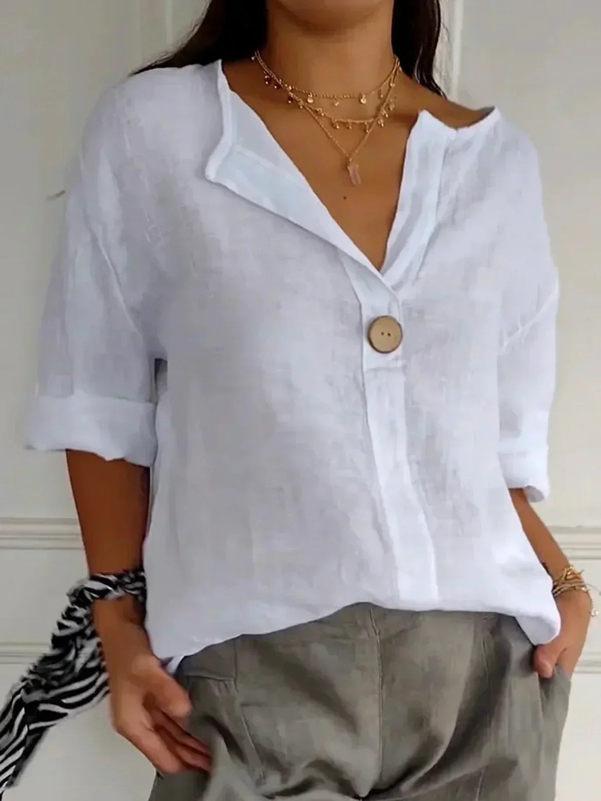 Clara | Soft Drape Everyday Blouse
