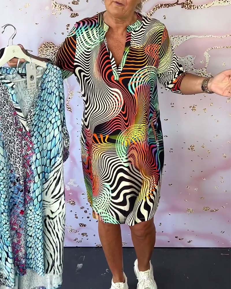 Lina| Waves & Wonder Dress